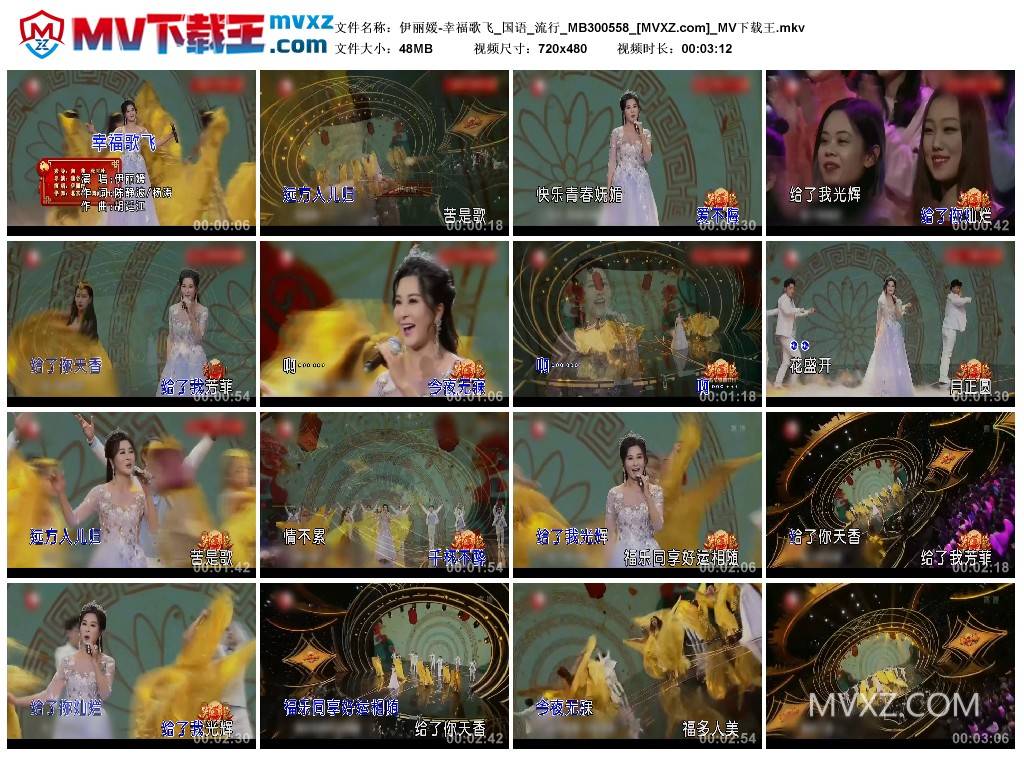 伊丽媛-幸福歌飞_国语_流行_MB300558